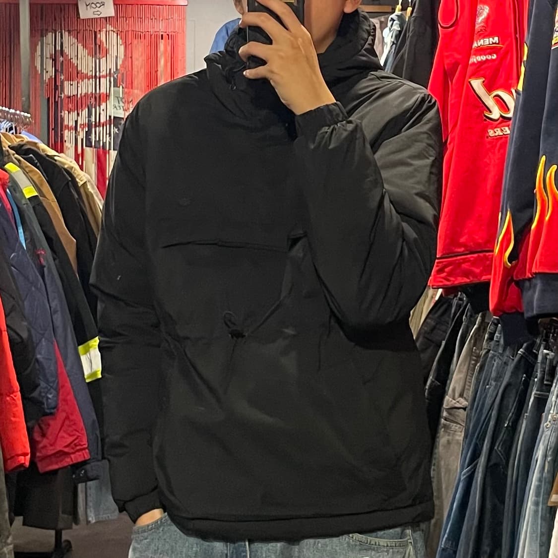 [IM] adidas 아디다스 블랙 아노락 패딩 상품이미지5