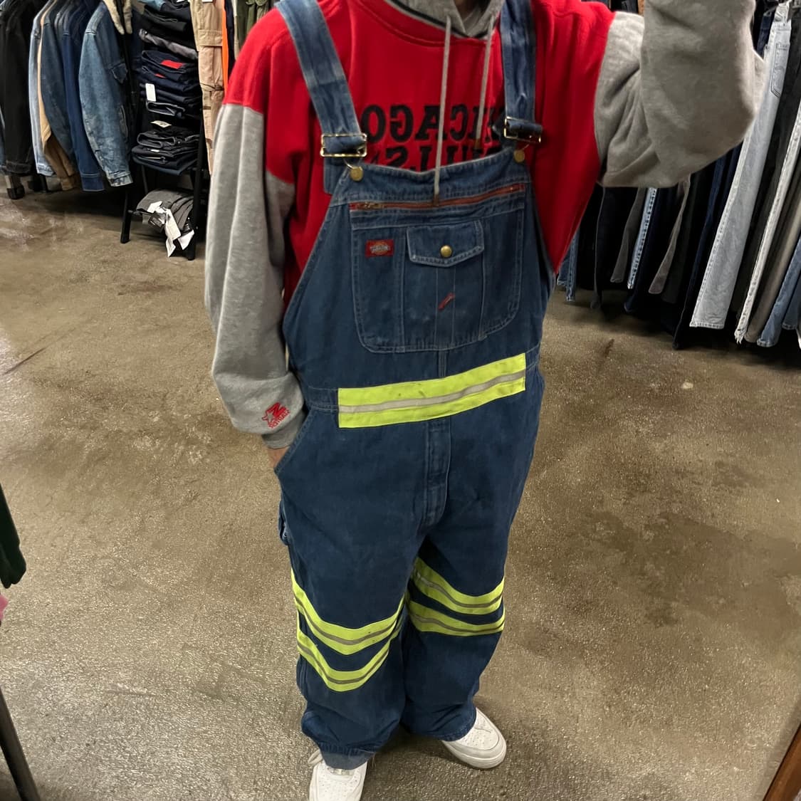 Dickies 리플렉티브 데님 오버롤 (~38“) 상품이미지2