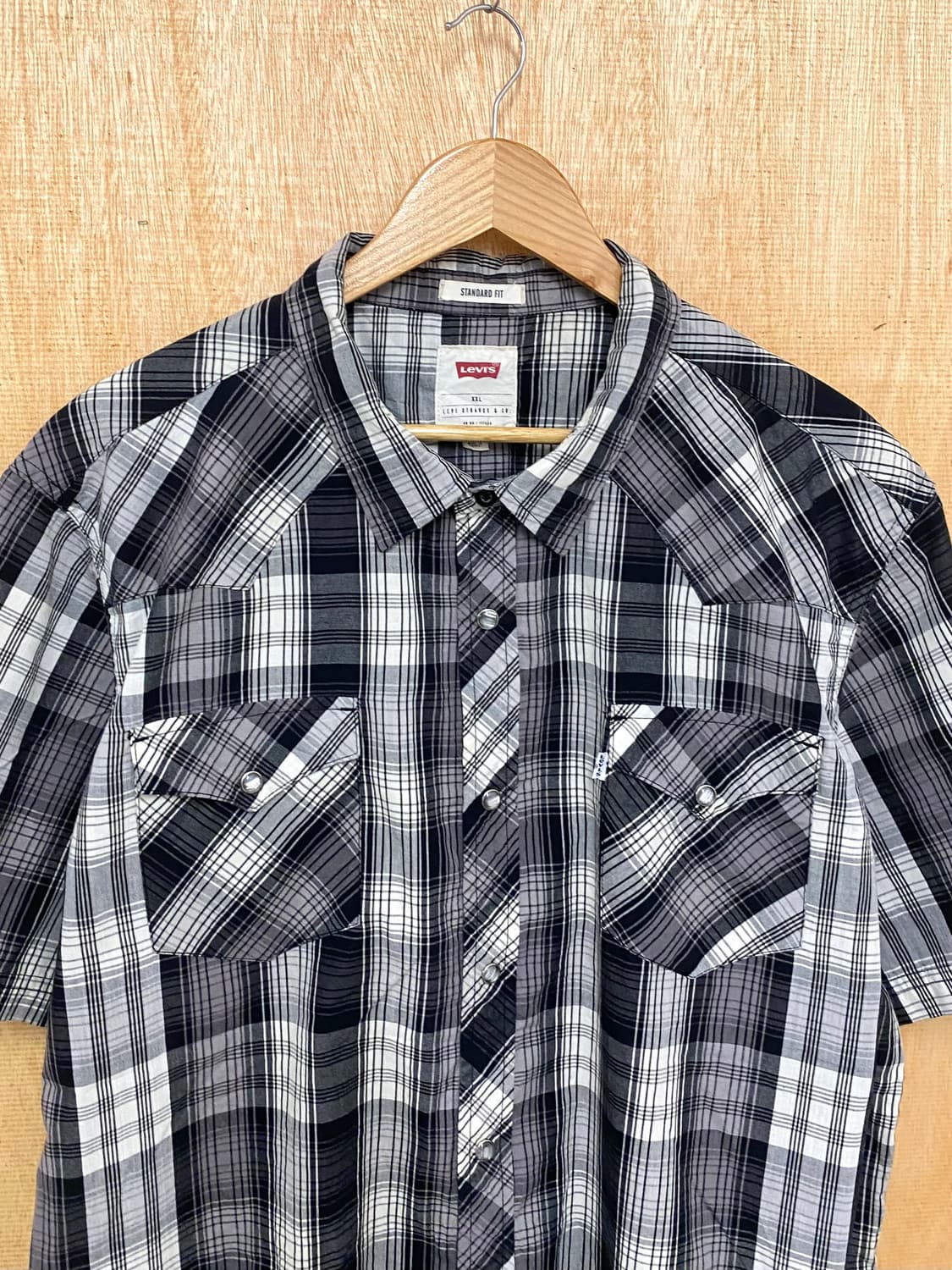 LEVI'S ombre check western shirts 옴브레 셔츠 상품이미지4