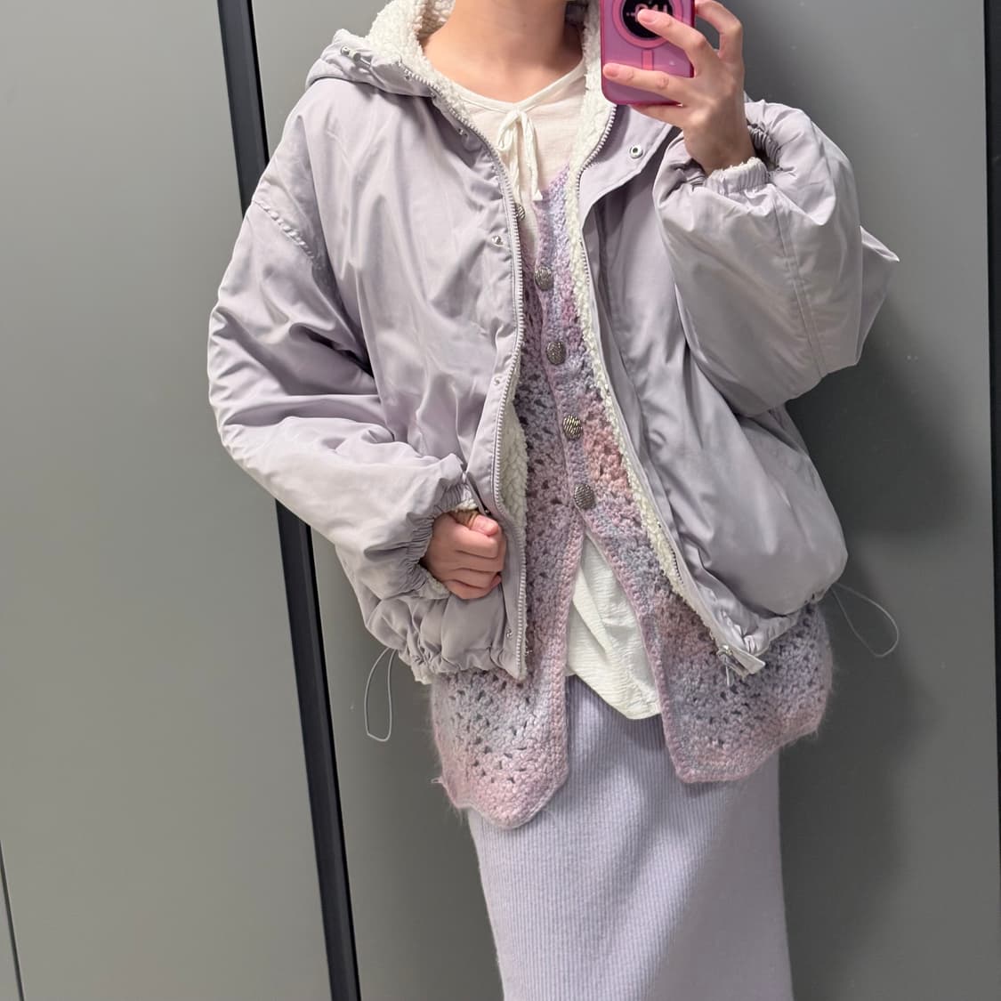 리버시블 라벤더 자켓 상품이미지3