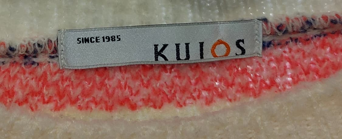 퀴오스 브랜드 패턴 니트 상품이미지2