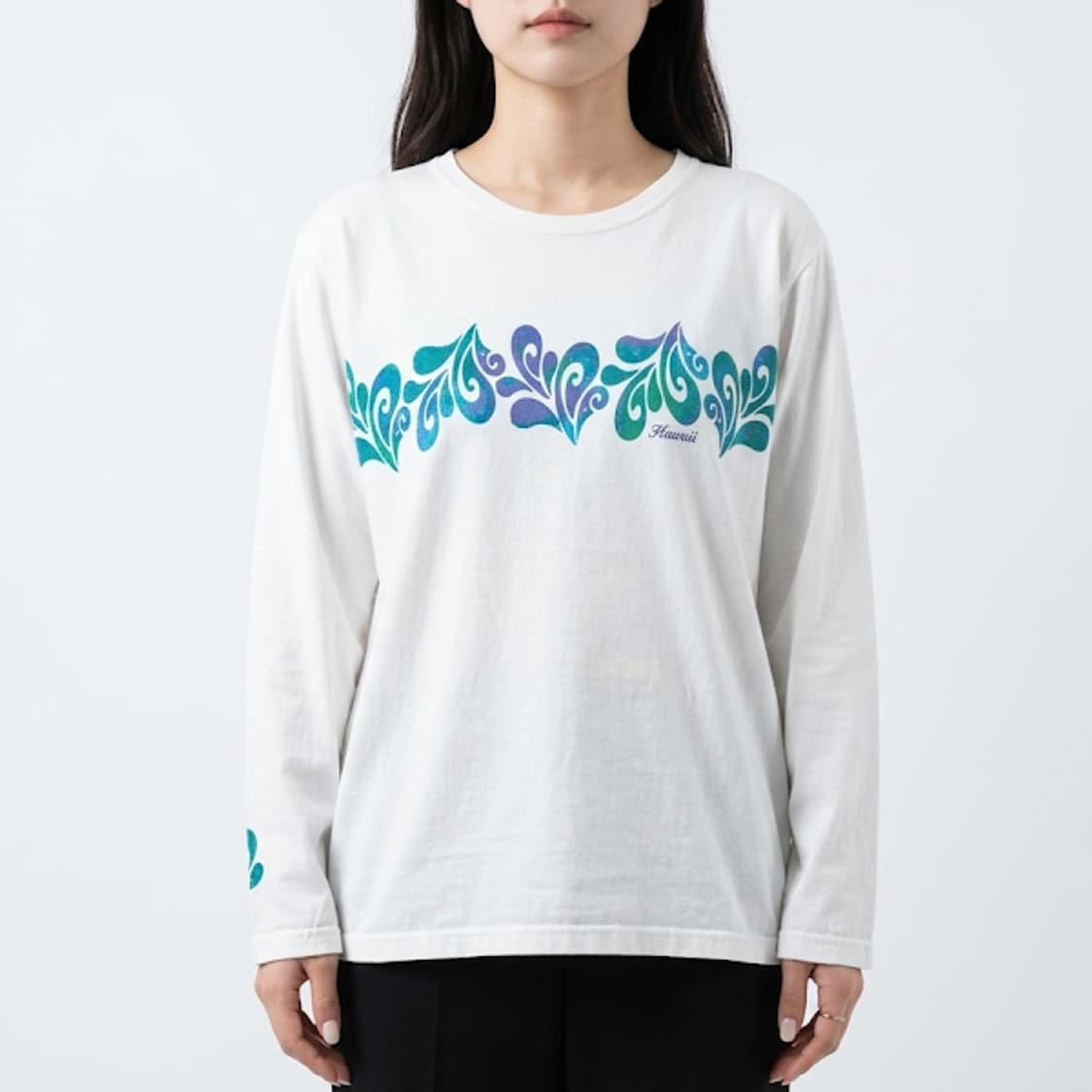 1990년대 빈티지 하와이언 긴팔 셔츠 상품이미지1