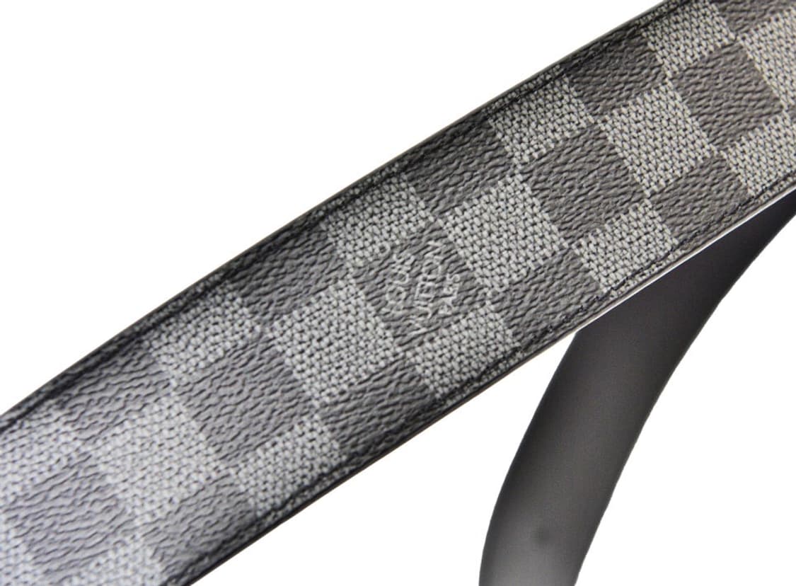 루이비통 LV 이니셜 다미에 그라피트 벨트 (정품) 상품이미지5