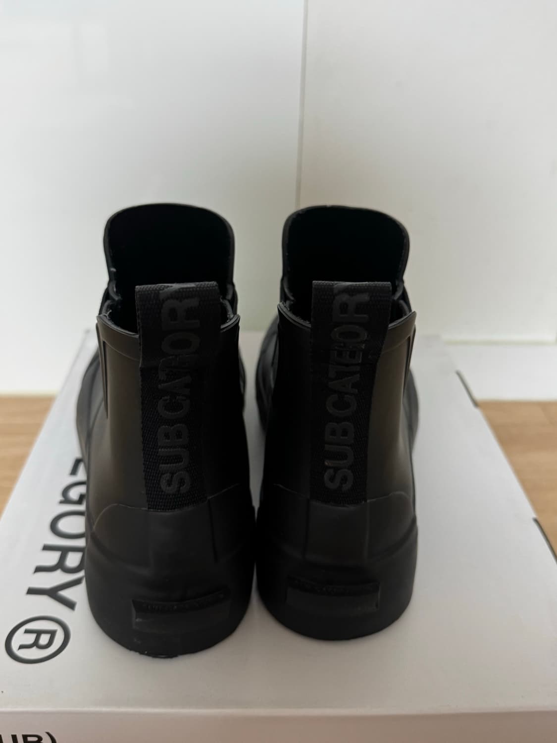 서브카테고리 블랙 레인부츠 41 260-265 상품이미지4