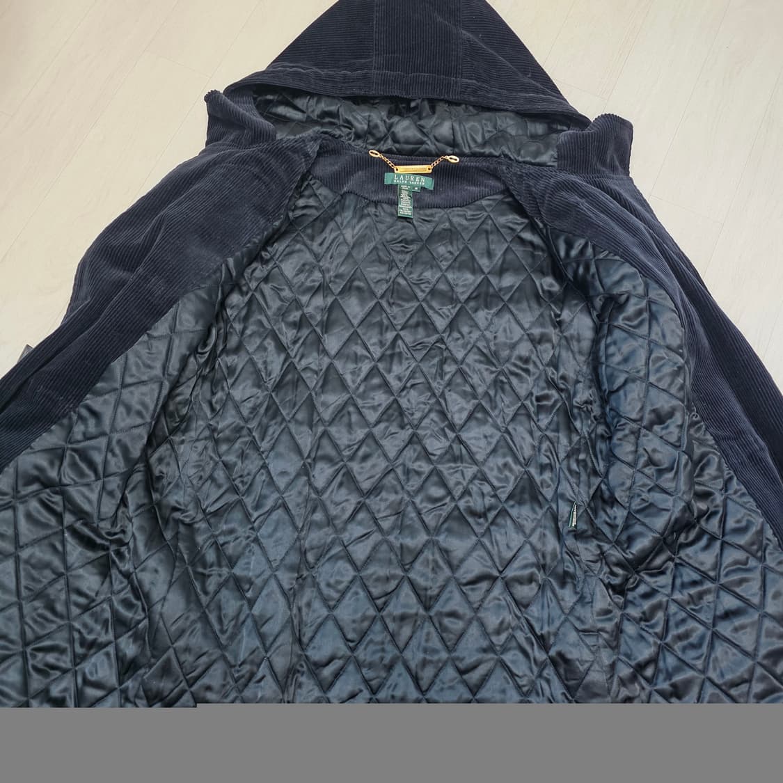 [국내유일] 랄프로렌 코듀로이(골덴) 더플 떡볶이 코트 상품이미지5