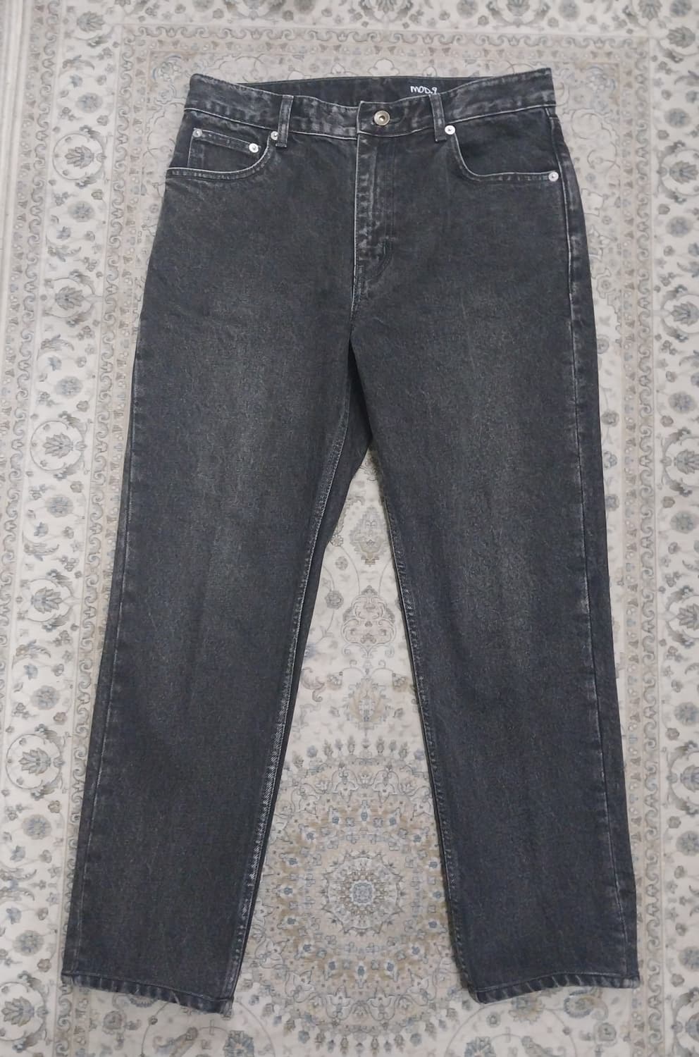 모드나인 블랙 데님팬츠 30 상품이미지1