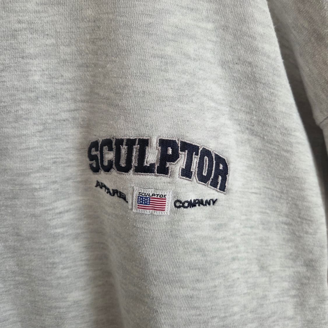 스컬프터 맨투맨 L 회색(남녀공용) 상품이미지5