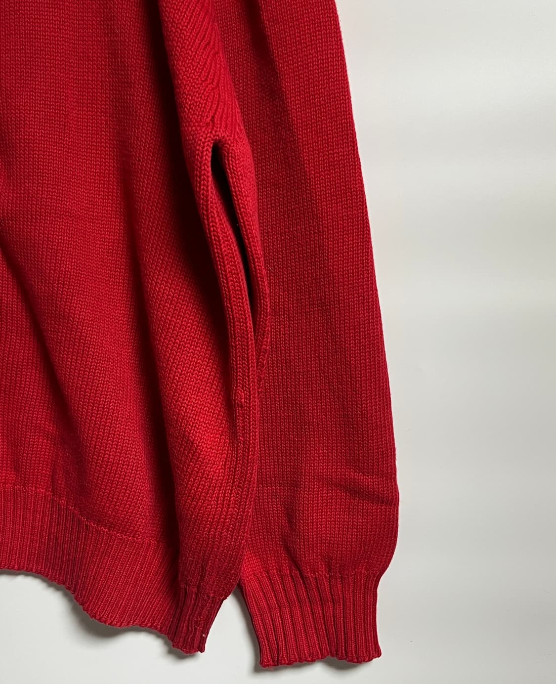 공용 버버리 레드 니트 가디건 스웨터 44 [XL] 상품이미지2