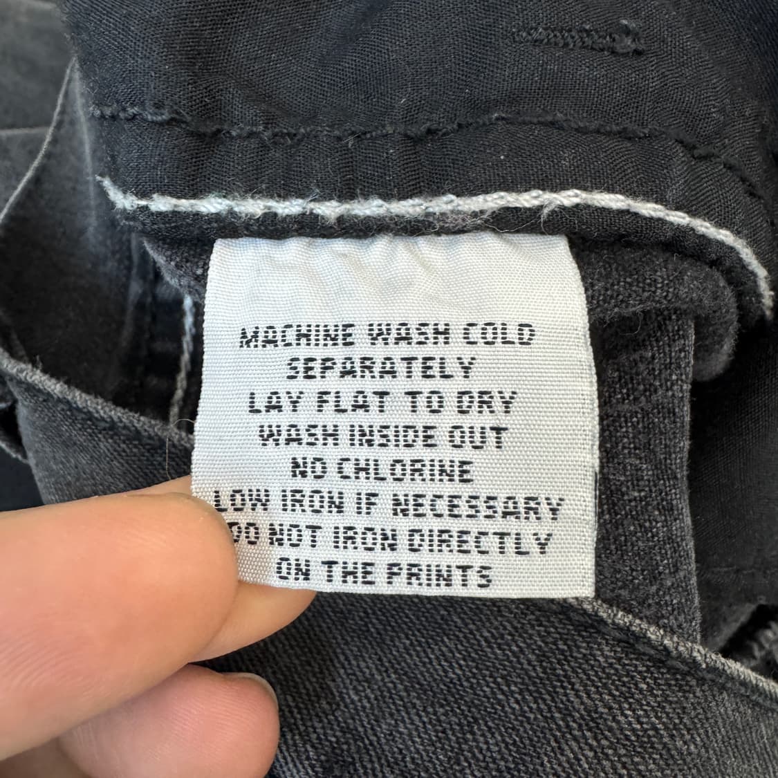 펠레펠레 스컬 해골 뱀 올드스쿨 타투 자수 흑청 와이드 데님팬츠 상품이미지9