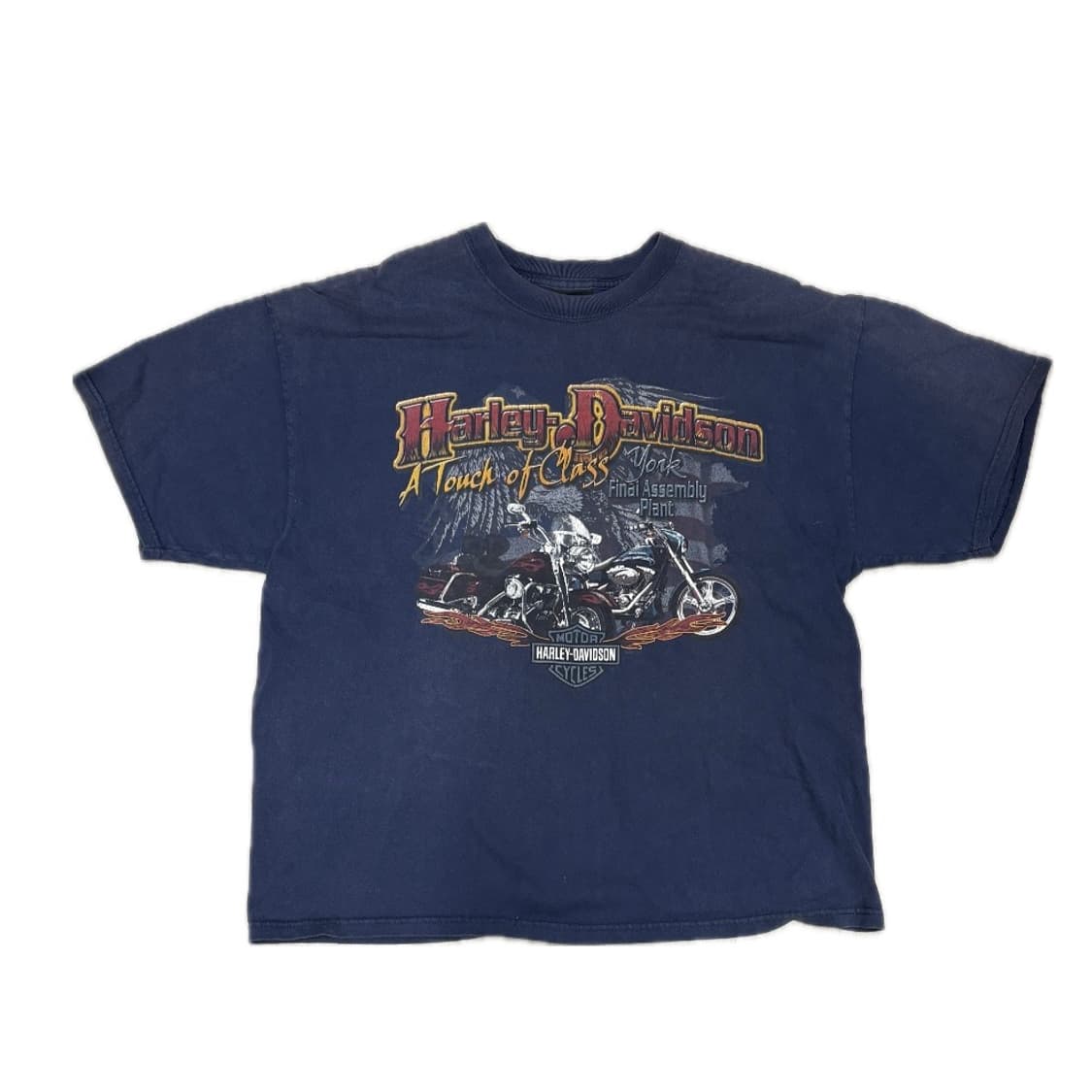 할리데이비슨 A Touch of Class 반팔 네이비 상품이미지1