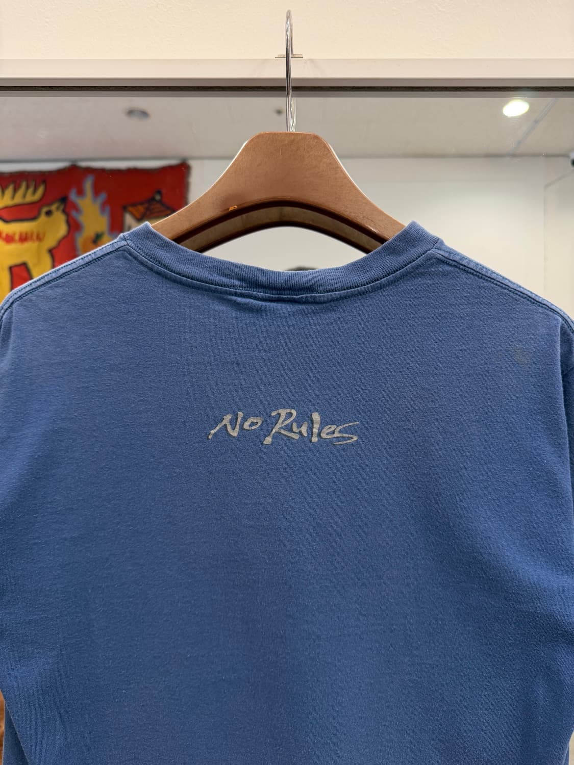 90s No Rules SkateBoard 페이딩 올드 티셔츠 (USA) 상품이미지5