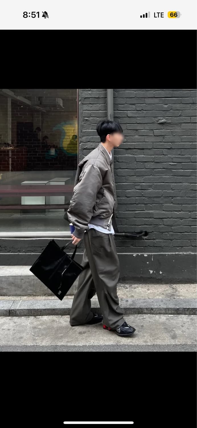 르마드 크랙 토트 크로스백 블랙 상품이미지2
