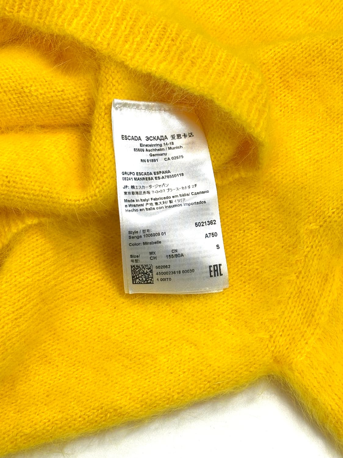 ESCADA 앙고라 크롭 니트  상품이미지4