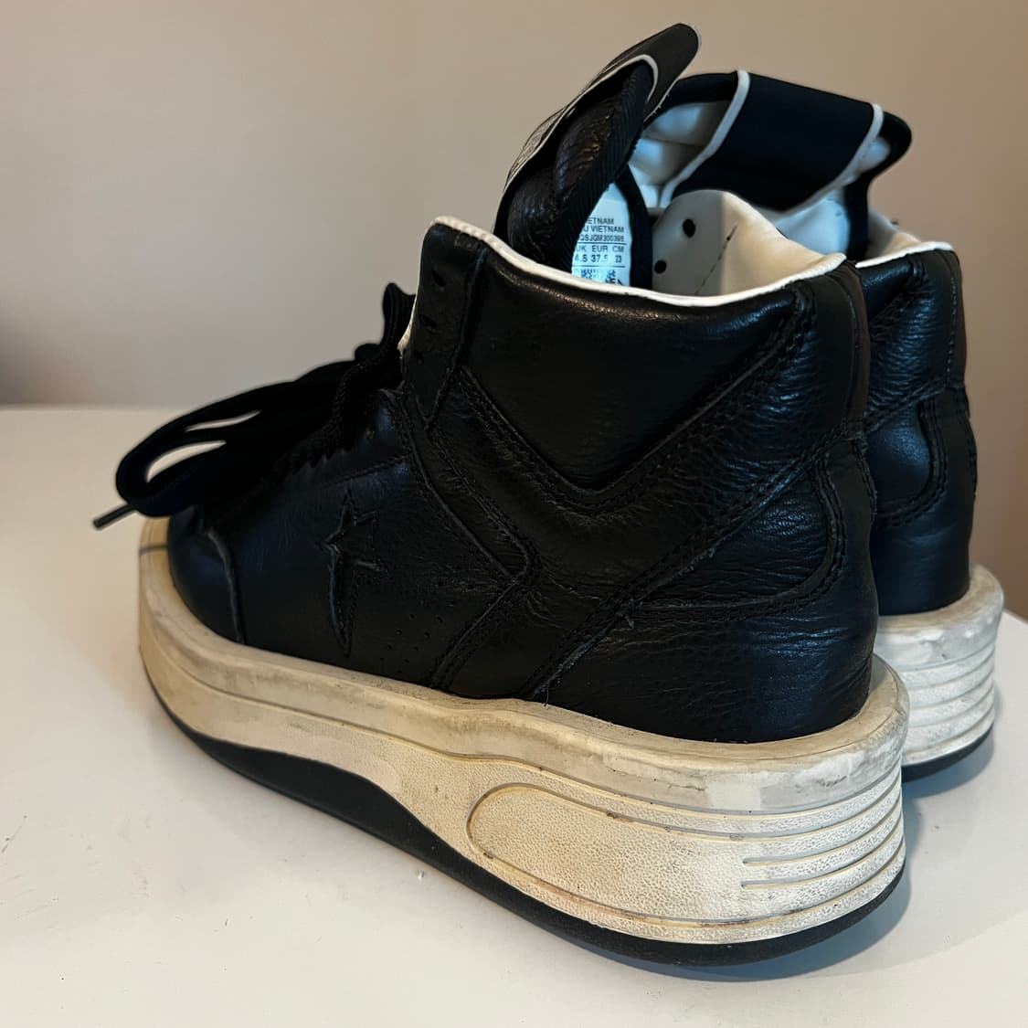 컨버스 x 다크쉐도우 터보웨폰 블랙  상품이미지4