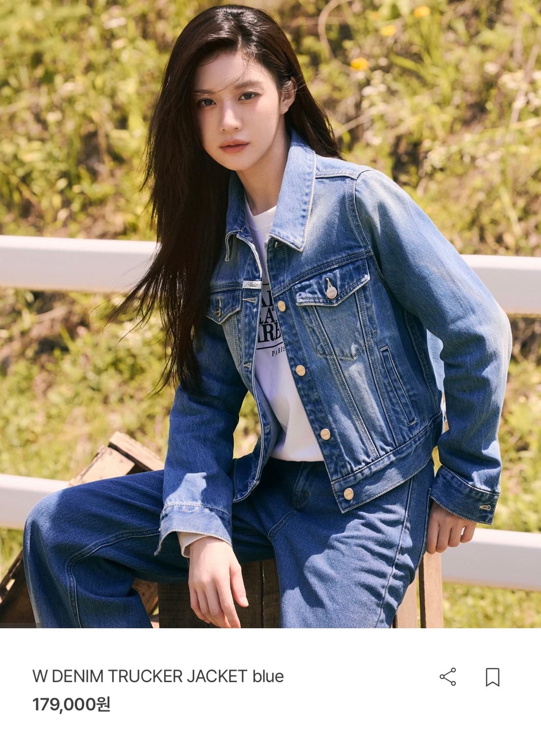 마리떼 데님 자켓W DENIMTRUCKER JACKET 상품이미지3