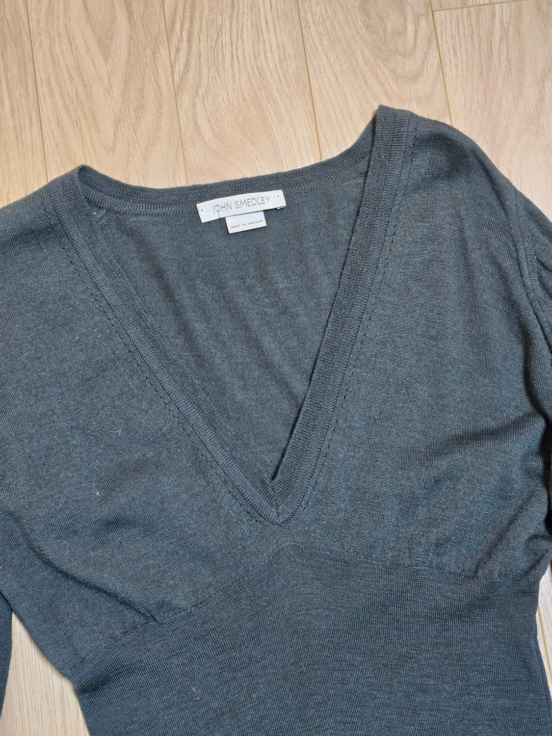 John Smedley 존스메들리 여성 브이넥 울 니트 상품이미지4