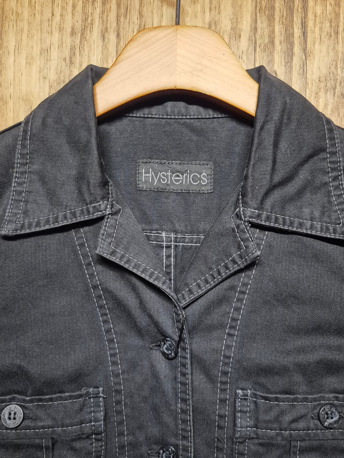 HYSTERIC GLAMOUR BLACK SHIRT  상품이미지5