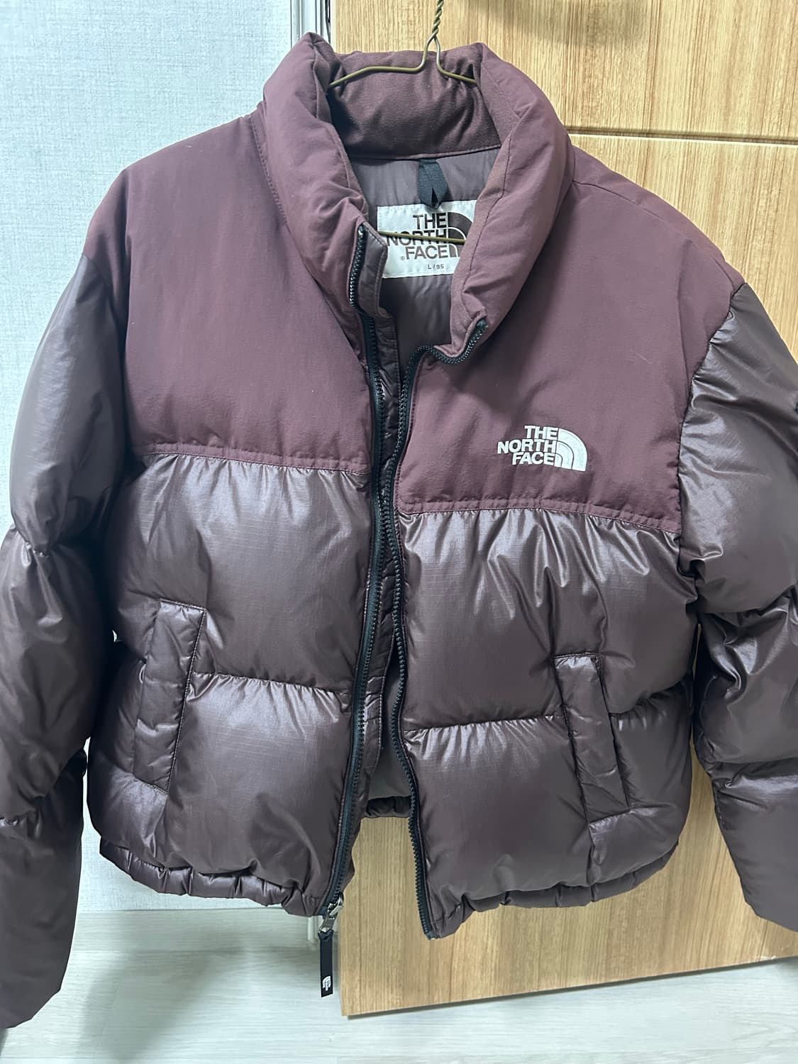 노스페이스 패딩 화이트 라벨 노벨티 눕시 다운 자켓 코코아 브라운 상품이미지2