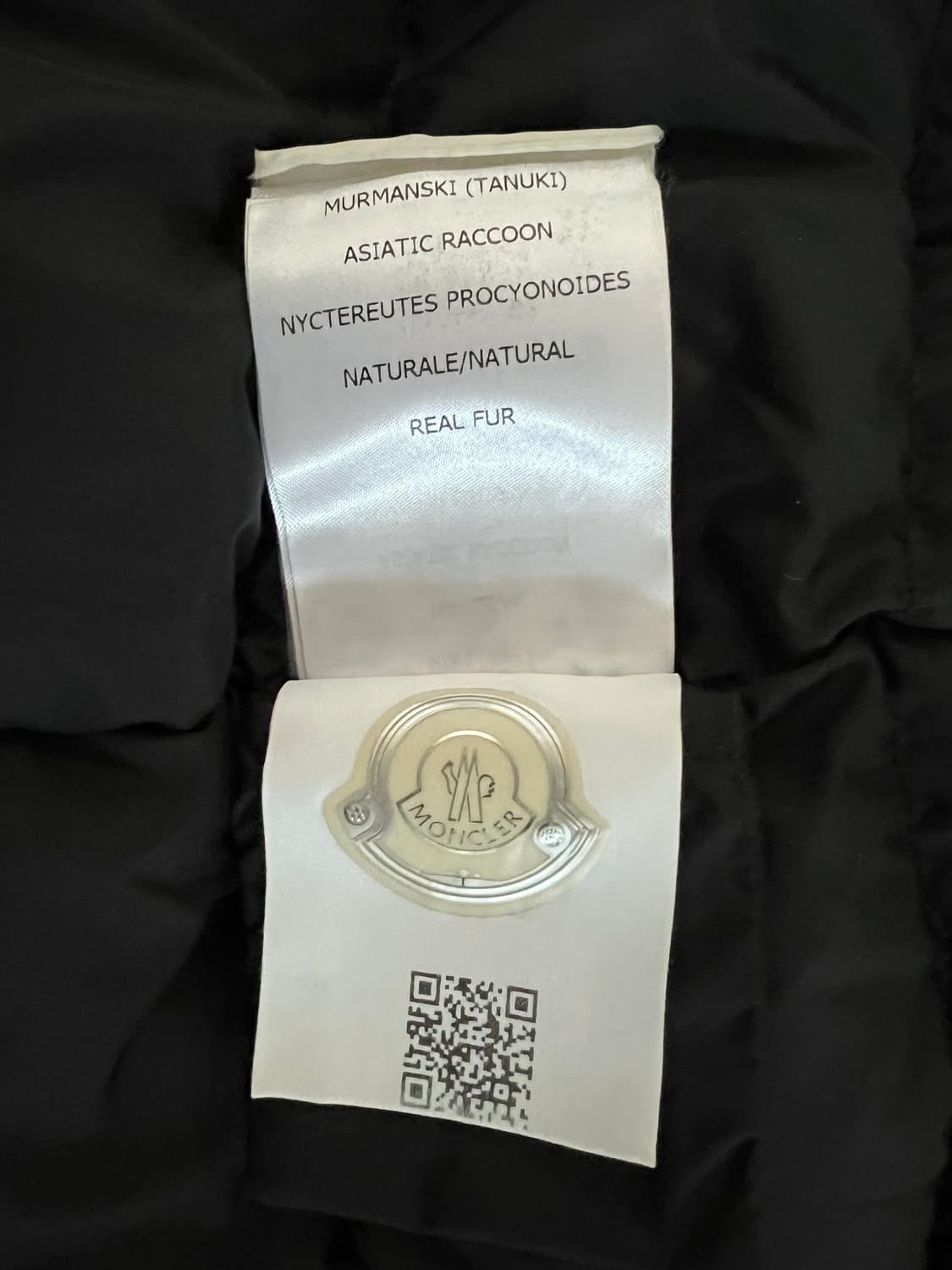 정품 몽클레어 천연 퍼 패딩 12Y 상품이미지5