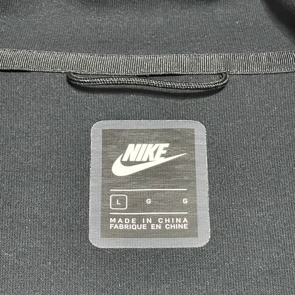 나이키 스펠로고 테크팩 블랙 집업 져지 남성L 상품이미지3