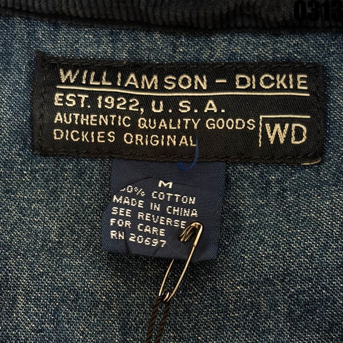 디키즈(Dickies) 데님 워크 셔츠 S 0313 상품이미지5