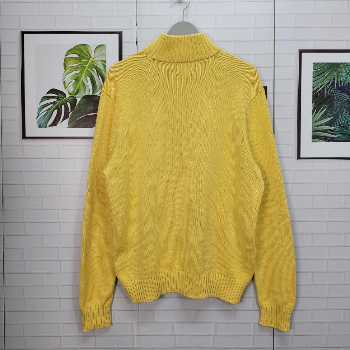 폴로랄프로렌 피마 코튼100% 반집업 긴팔 니트 스웨터 XL사이즈 상품이미지5