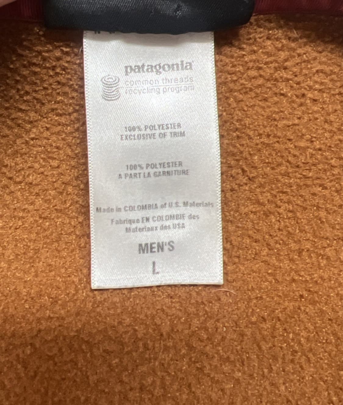 95FW 파타고니아 빈티지 신칠라 스냅-T 브라운 올리브 플리 상품이미지4