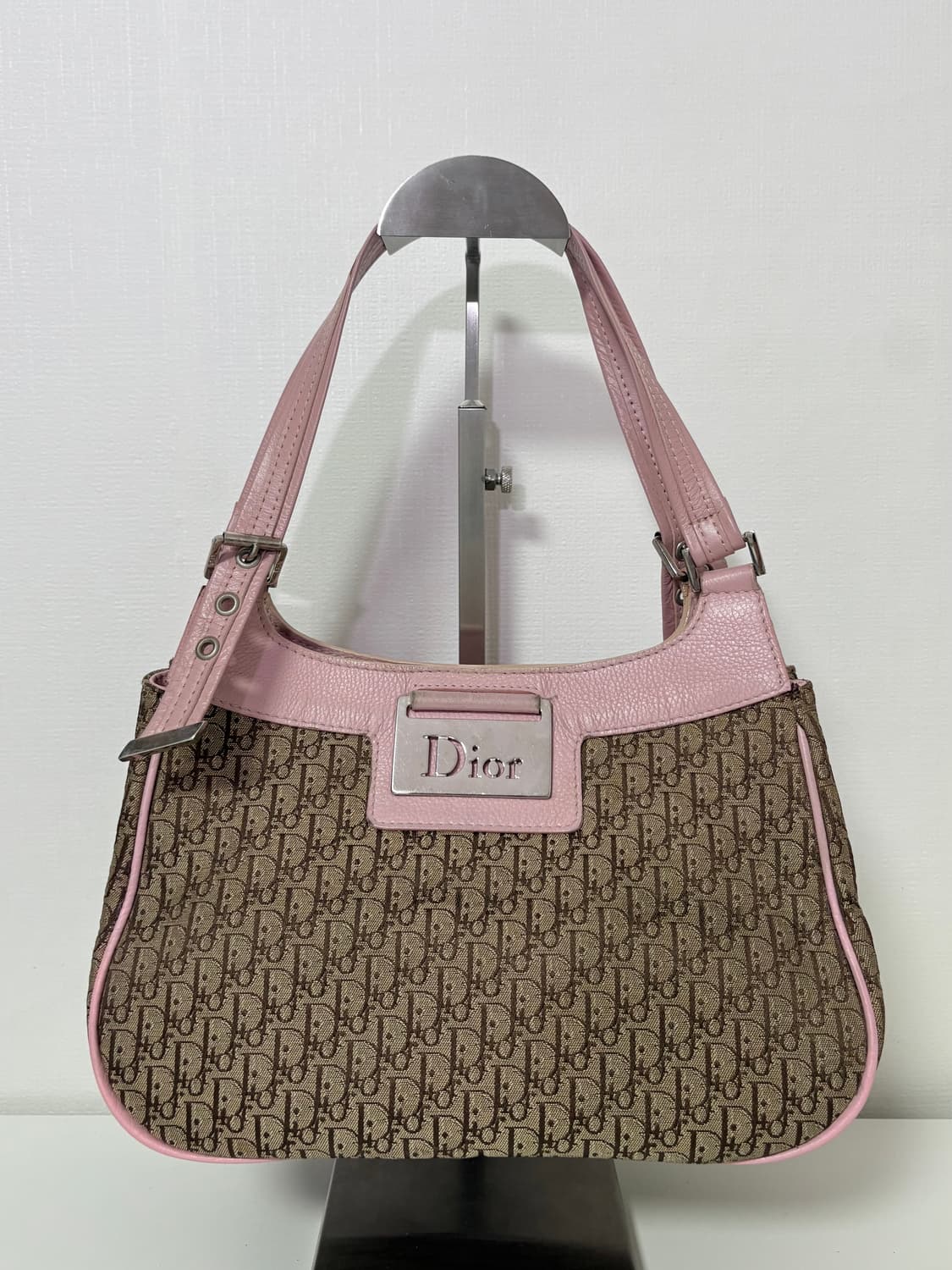 디올 오블리크 스트릿시크 숄더백 핑크 상품이미지1