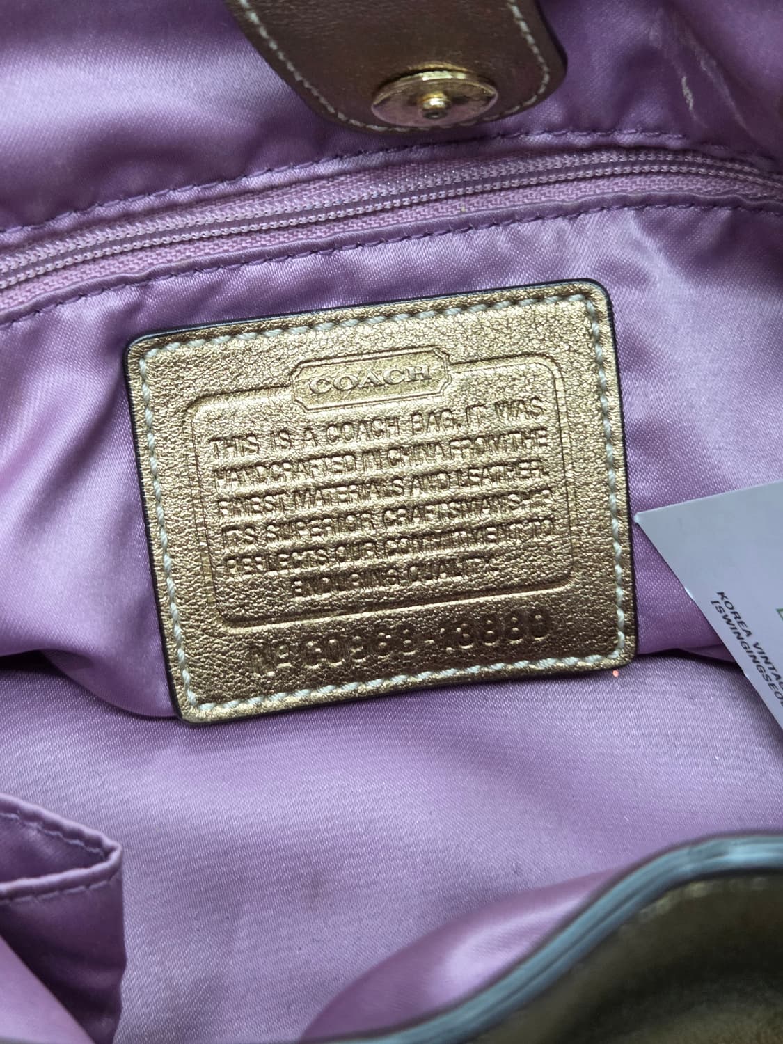 Coach 코치 골드패턴 만두 숄더백 토트백 상품이미지7