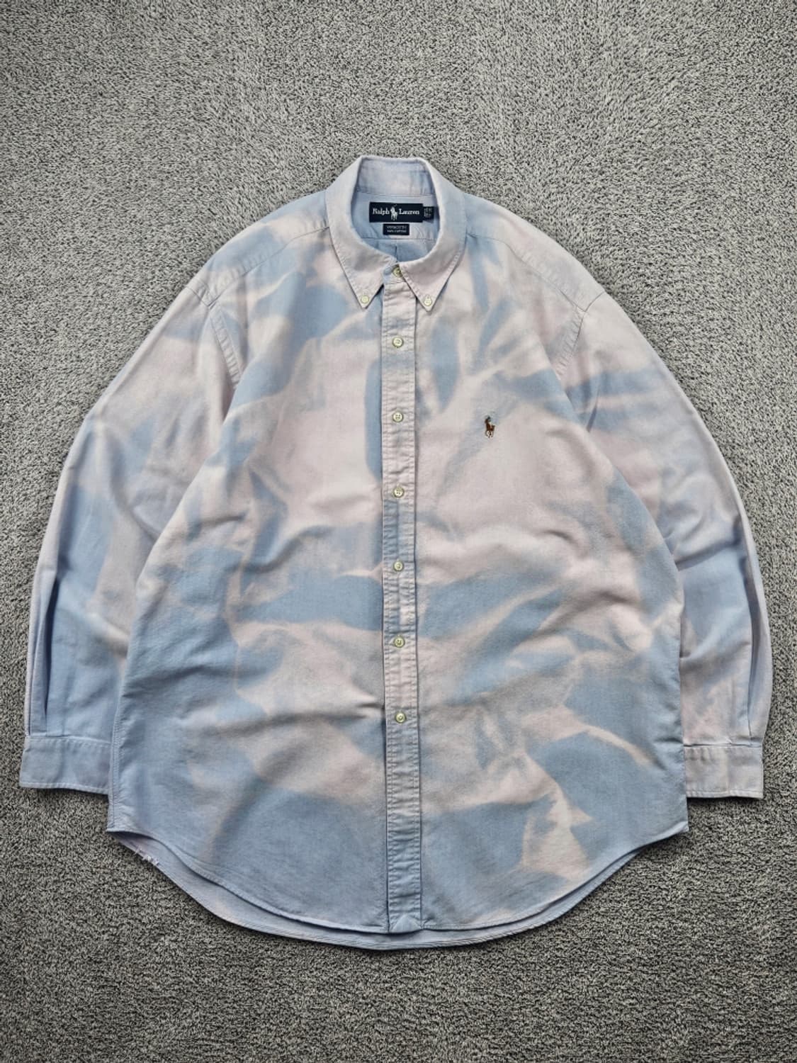 폴로랄프로렌 버튼다운 셔츠 다잉커스텀 (2XL추정) / 11805 상품이미지1