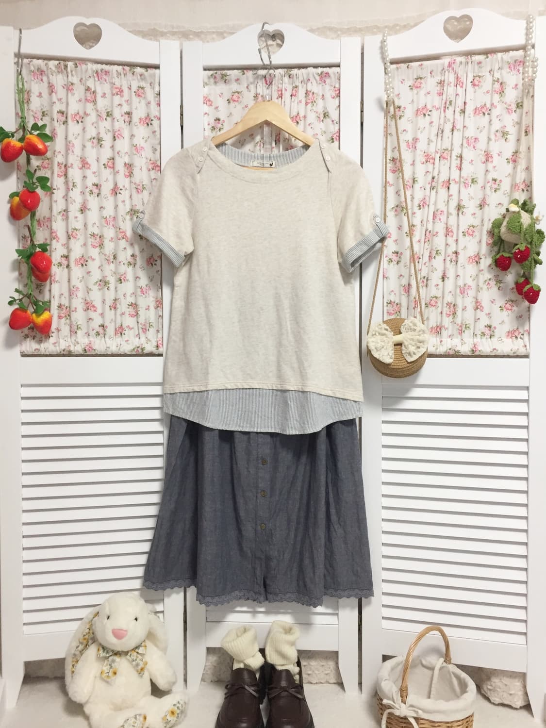 빈티지 모리걸 코디세트 상품이미지1