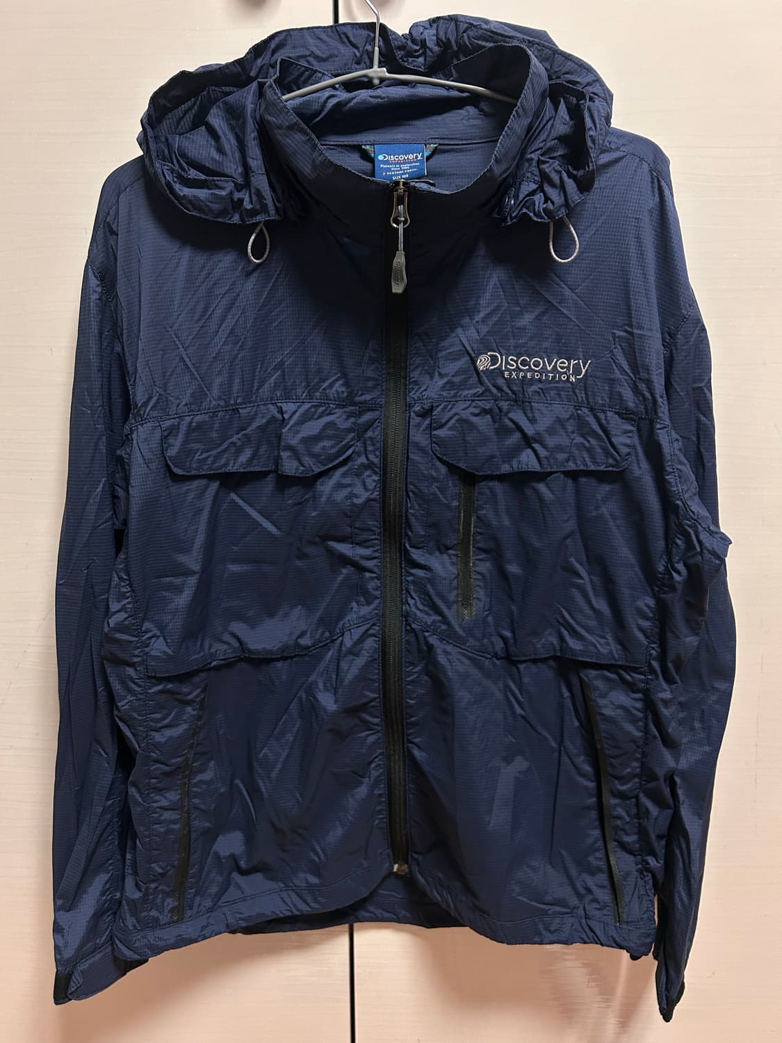 디스커버리 바람막이 네이비 100 상품이미지1