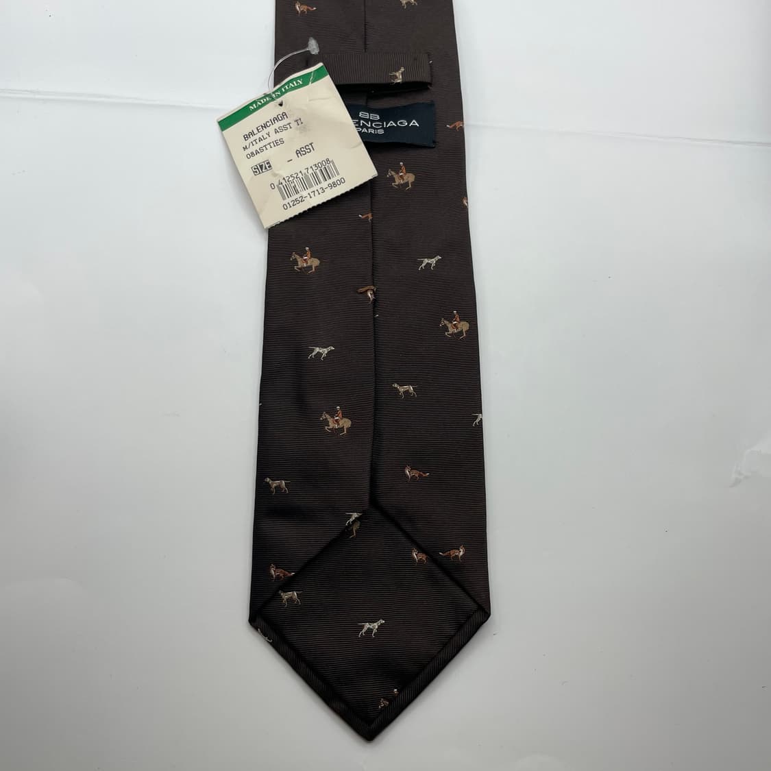 599) (BALENCIAGA) 발렌시아가 패턴 넥타이 미사용 상품이미지2