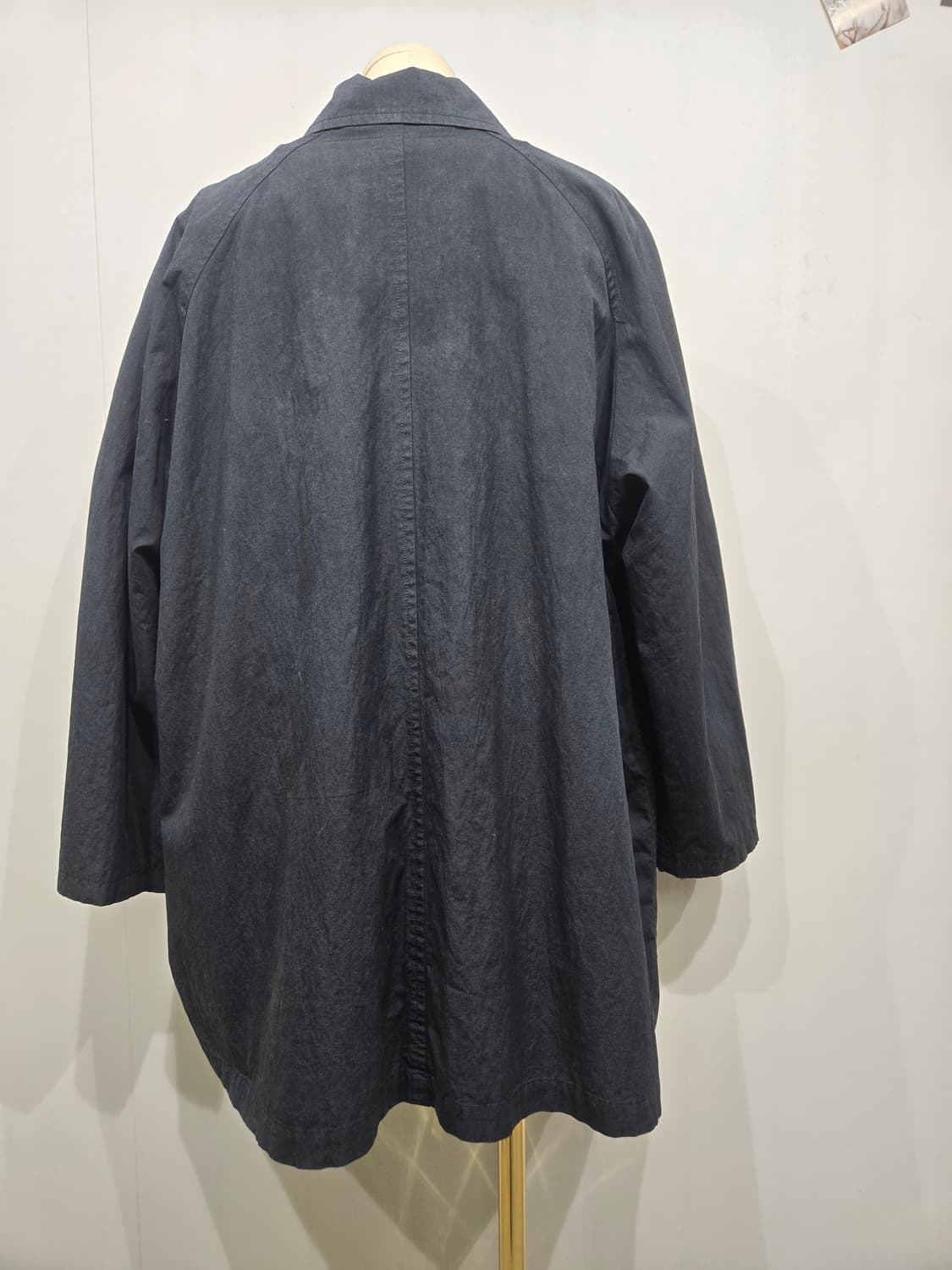 요지 야마모토 블랙 집업 포켓 코트 상품이미지4