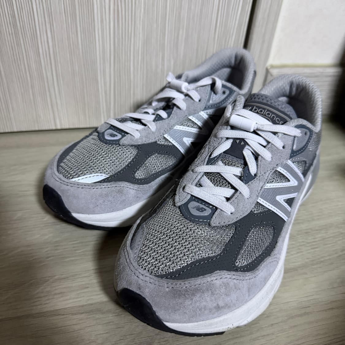 뉴발란스 키즈 퓨어셀 990 V6 그레이 GC990GL6 (220) 상품이미지5