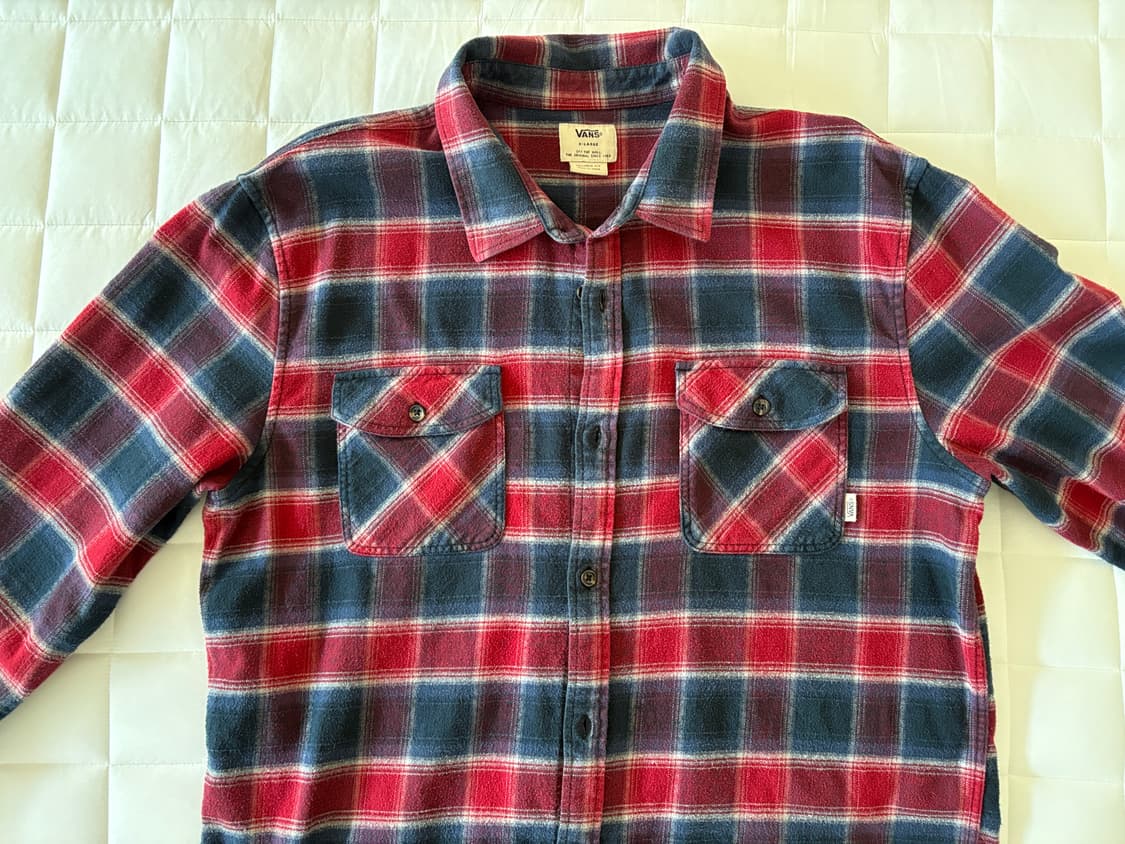 Vans 반스 체크 셔츠 XL 상품이미지3