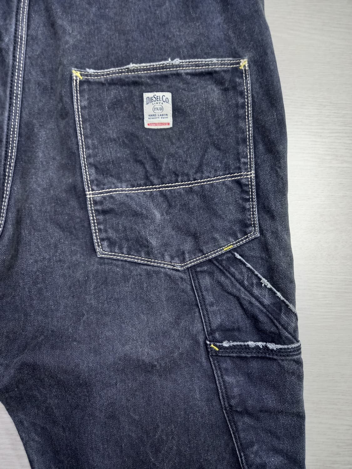 28-30 DIESEL 멜빵 배기 카펜터데님 30-190 상품이미지5