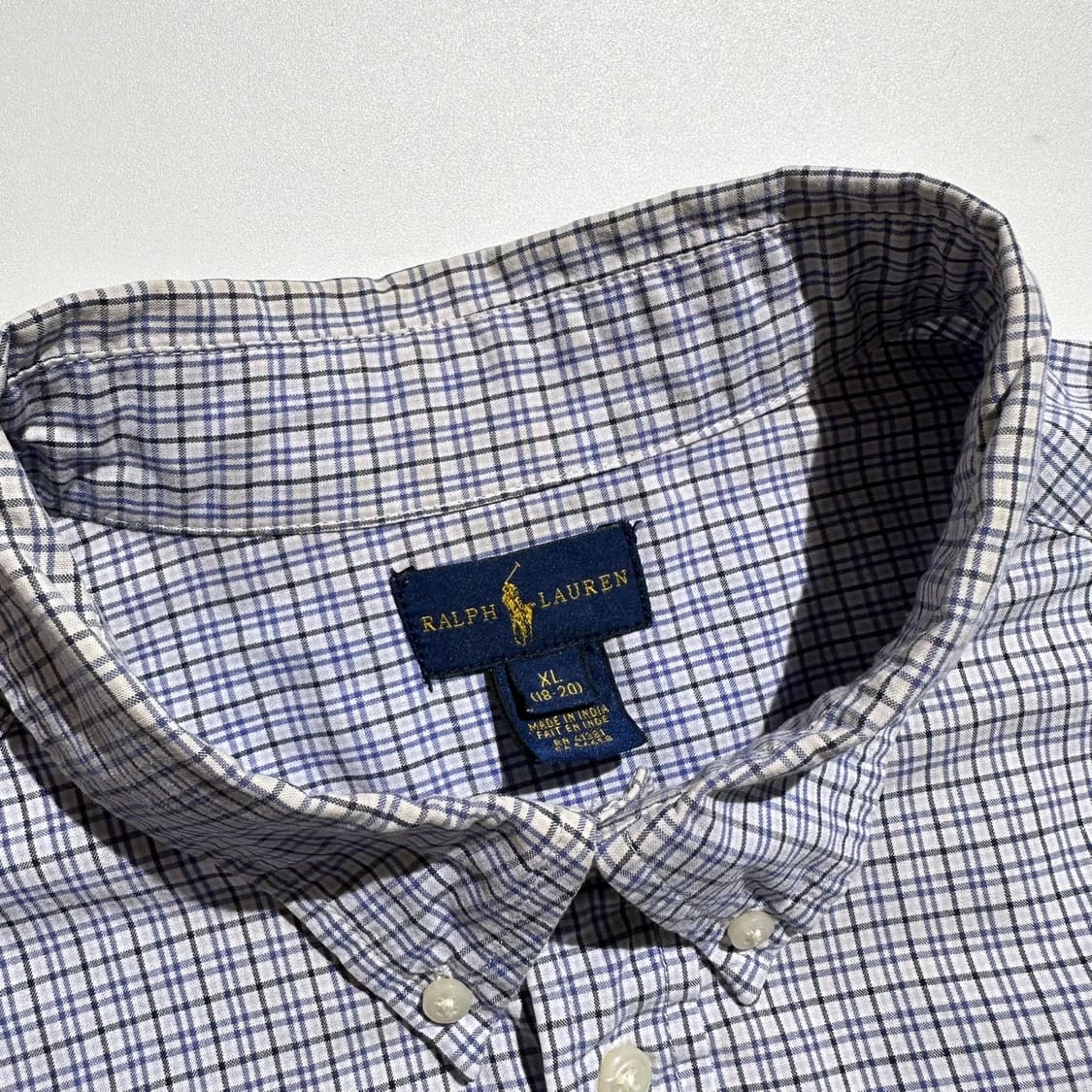 폴로 랄프로렌 포니로고 체크 셔츠  상품이미지4