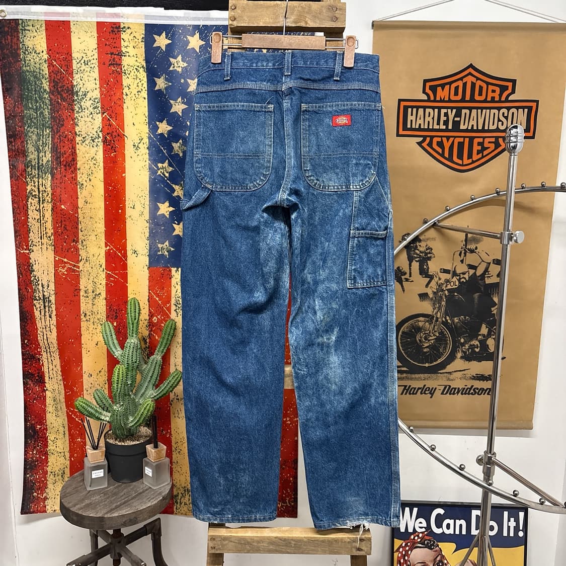 디키즈 빈티지 페이딩 카펜터 워크 데님팬츠 N1039   상품이미지2