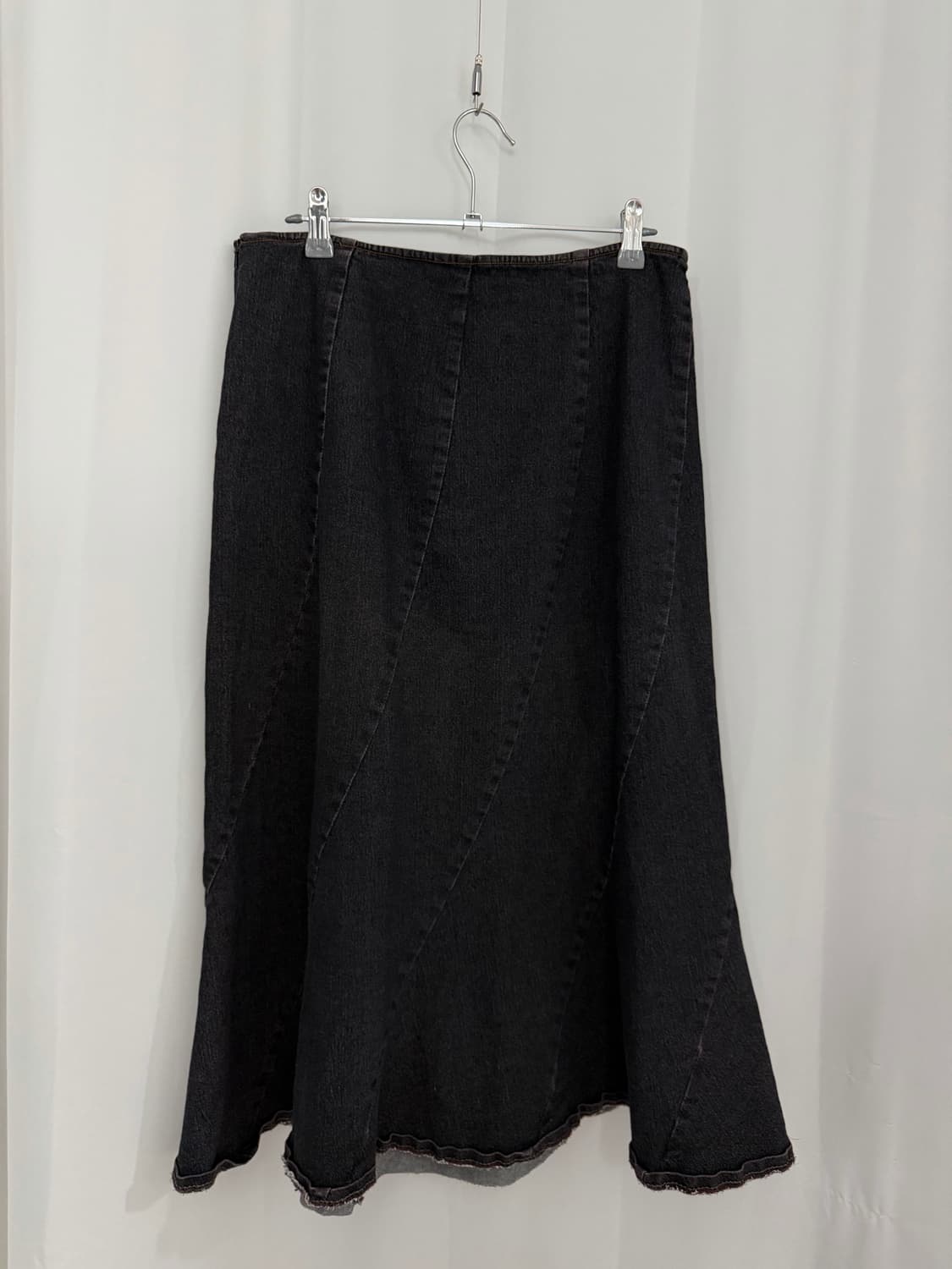 Flower denim skrit 상품이미지4