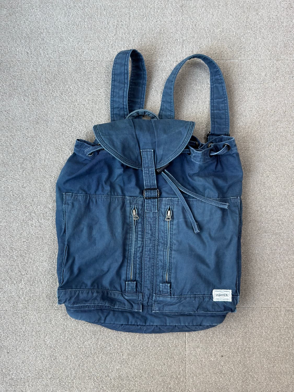 요시다 포터 인디고 코튼 럭색 상품이미지1