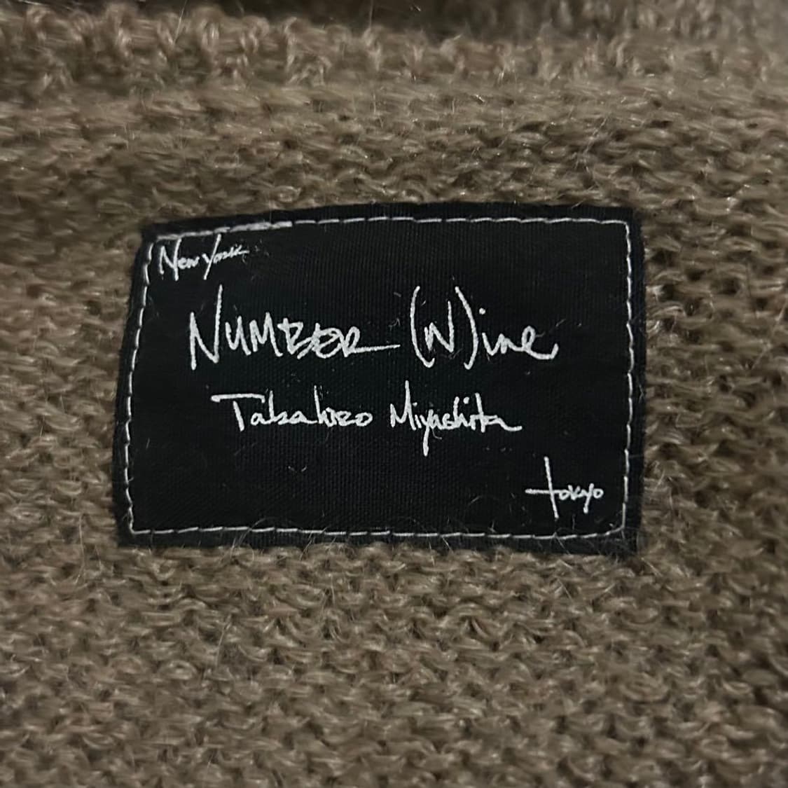 09AW 넘버나인 그런지 모헤어 데미지 니트 상품이미지4