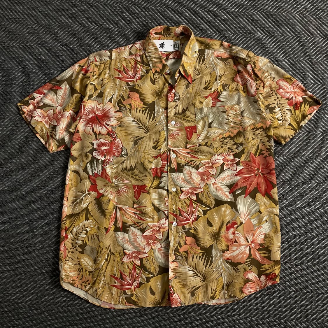 USA 오리지날 빈티지 하와이안 셔츠o 3887 상품이미지1
