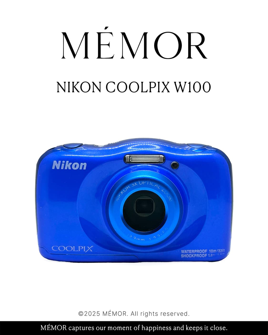 찰스엔터님사용/방수기능💦NIKON COOLPIX W100 니콘 디카 상품이미지1