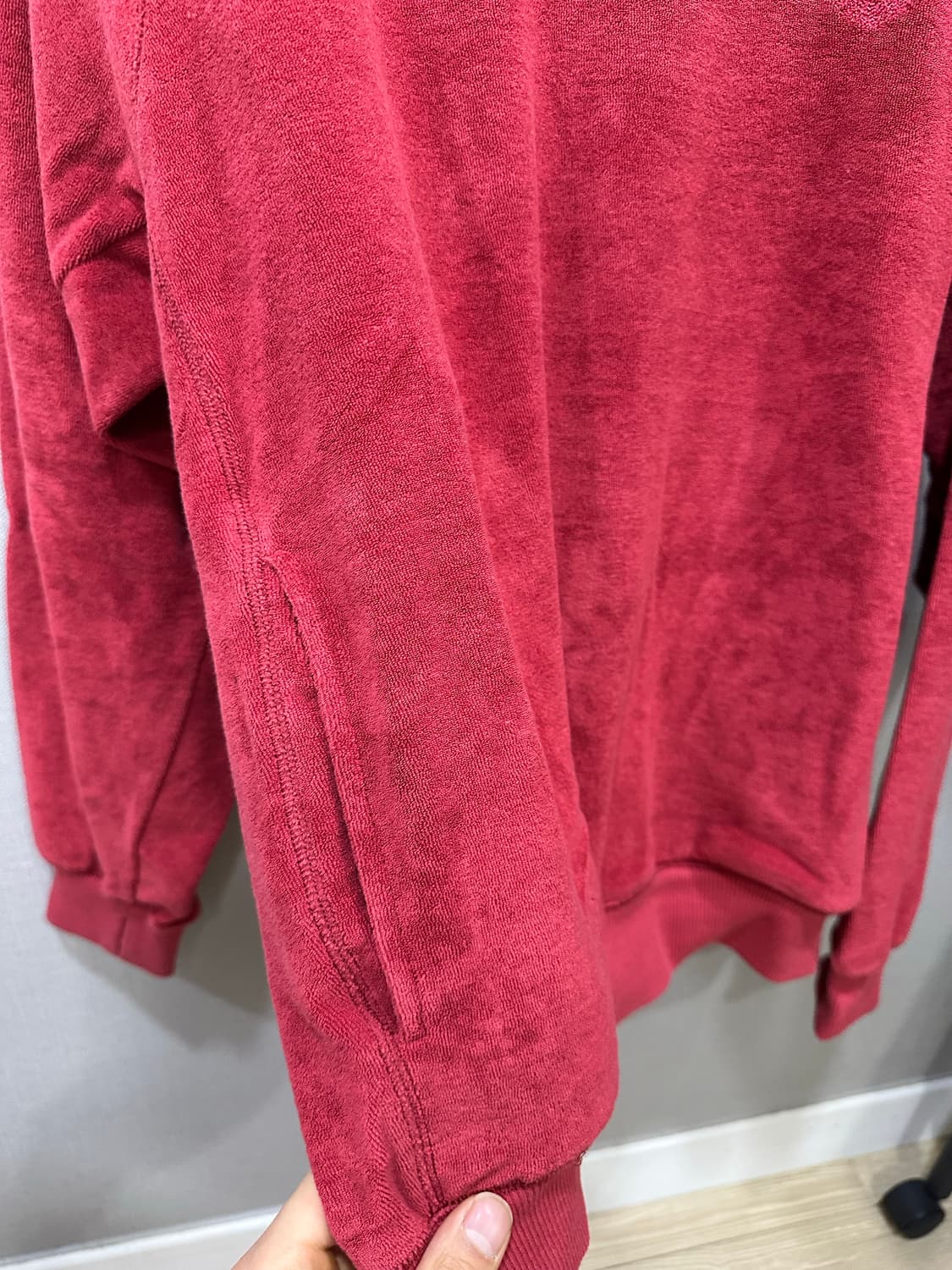 999humanity-Logo terry mock neck 상품이미지3