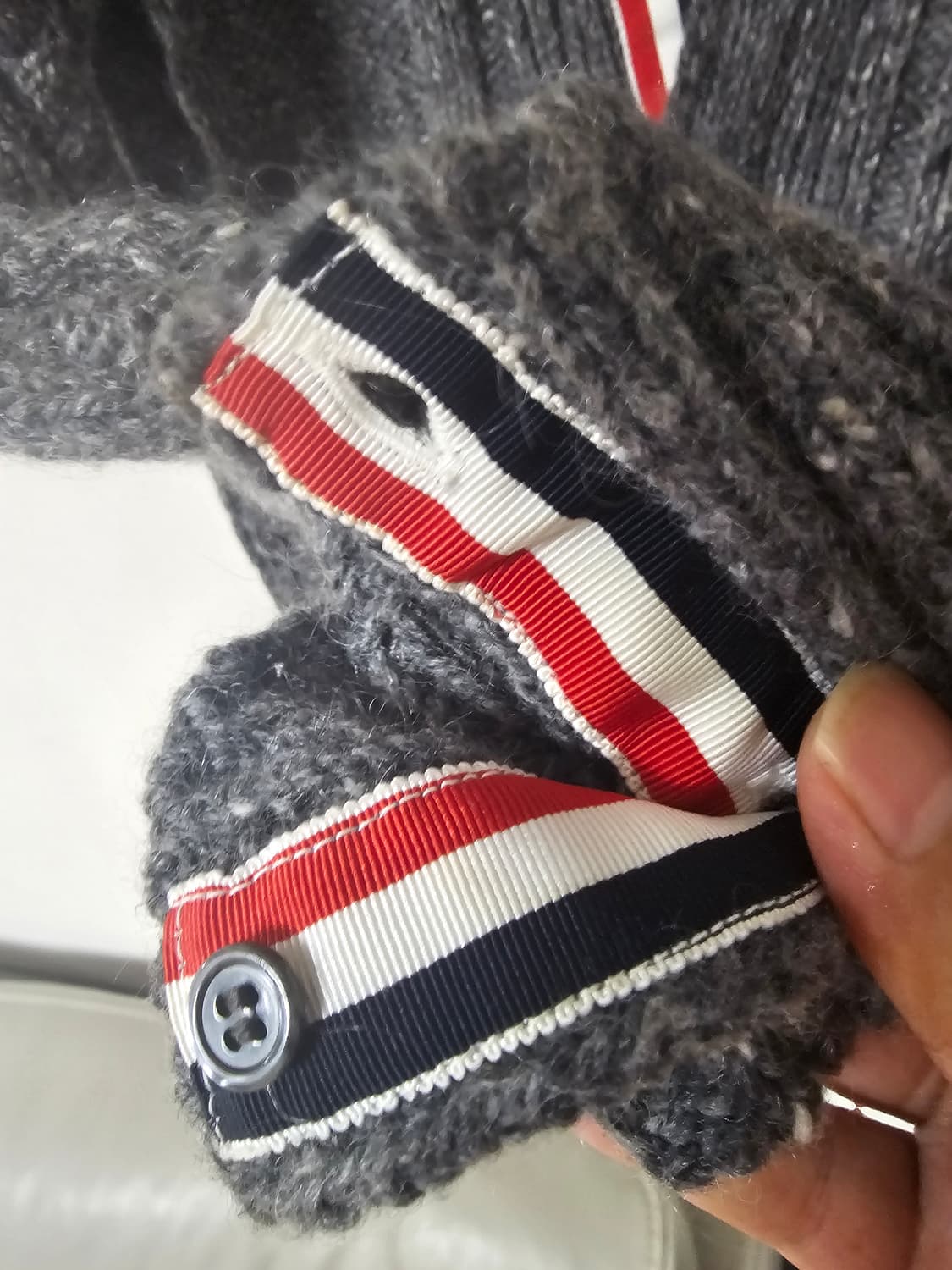 톰브라운 아란케이블 가디건(2/100/정품) 상품이미지4