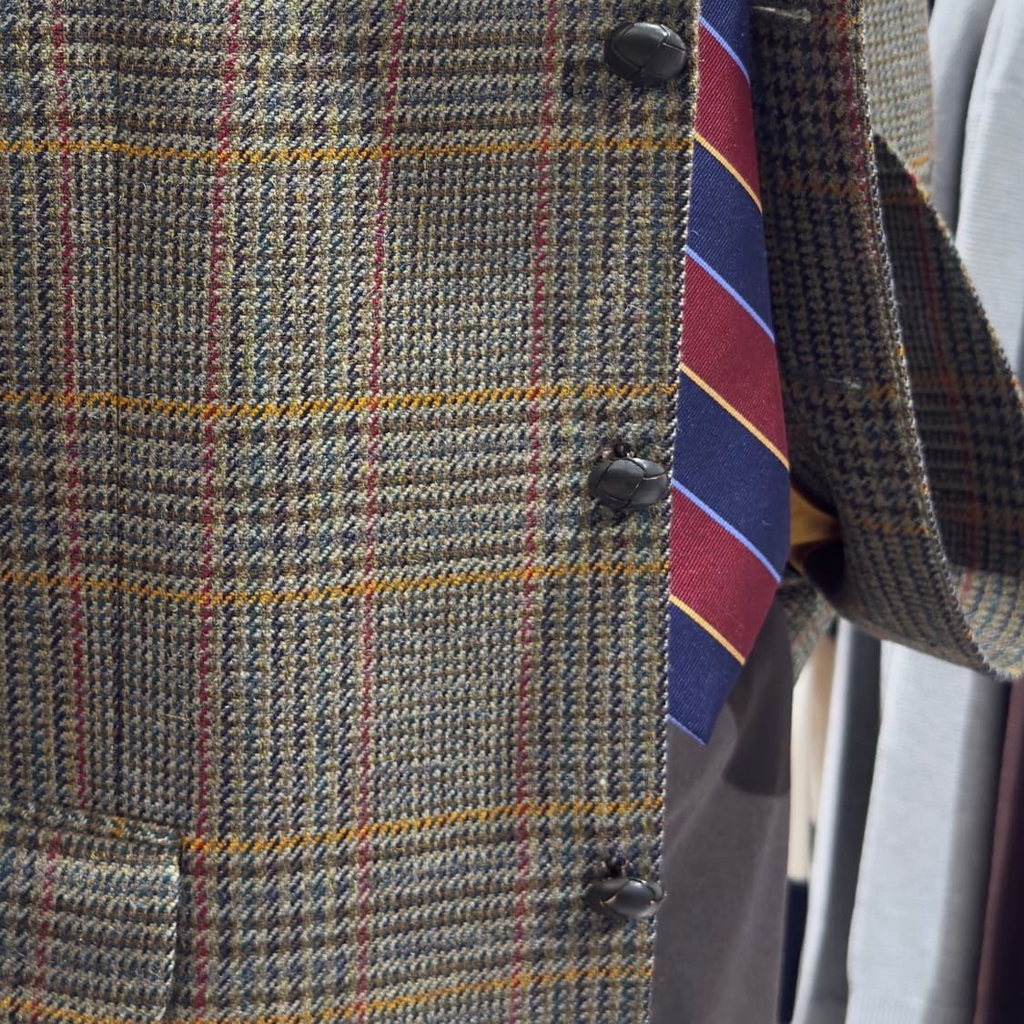 Kennedy & McSharr 체크 트위드 자켓 상품이미지5