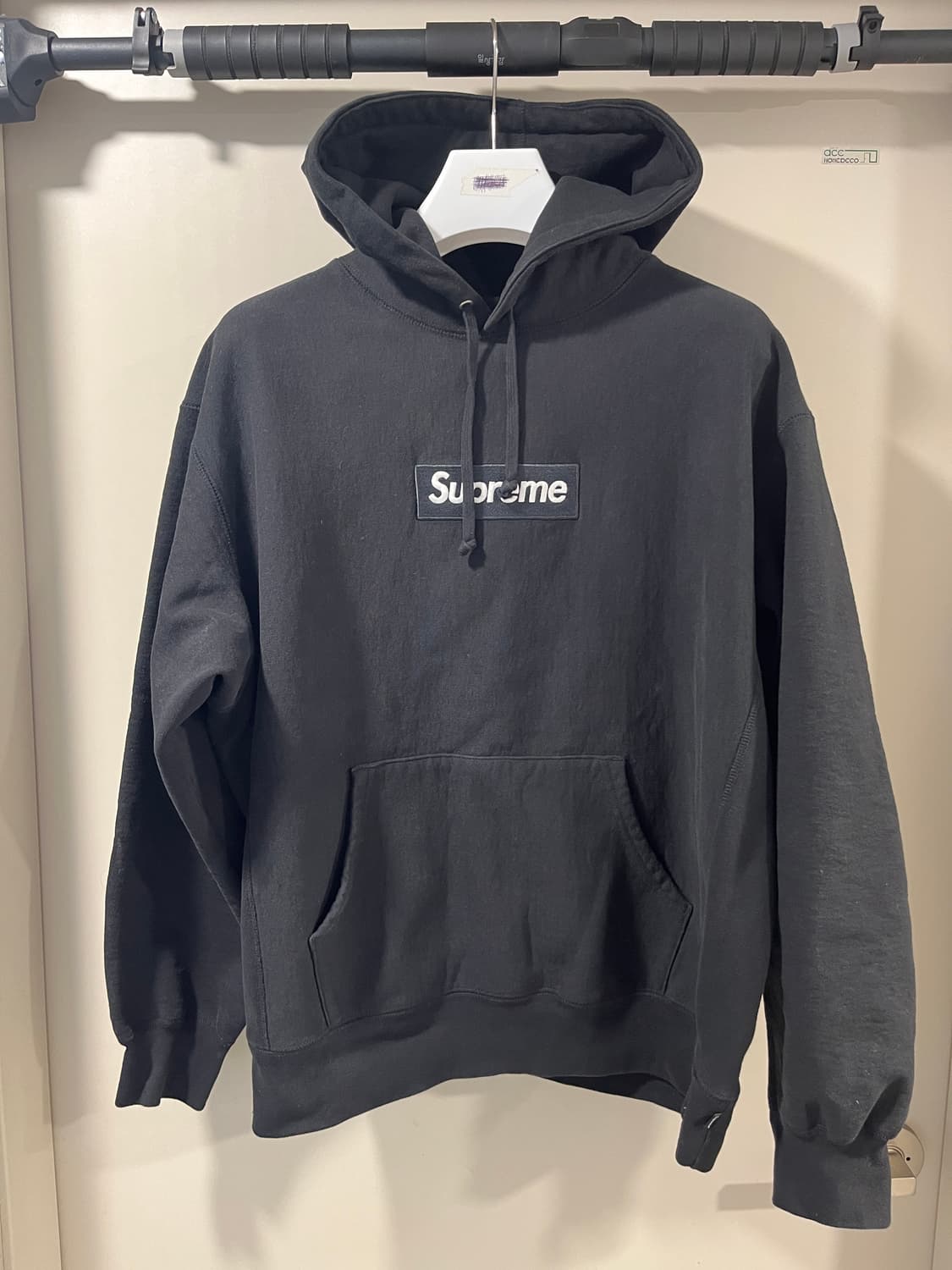 슈프림 박스로고 후드 블랙 상품이미지1