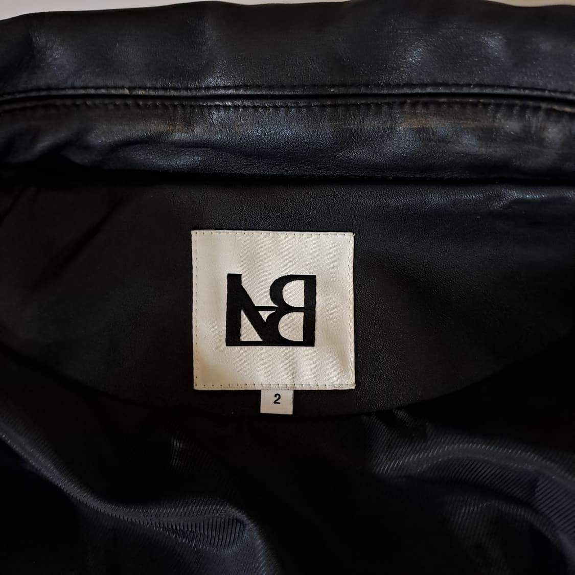 (택포) 라벨아카이브 카우하이드 바이커 자켓 2 B41 상품이미지8