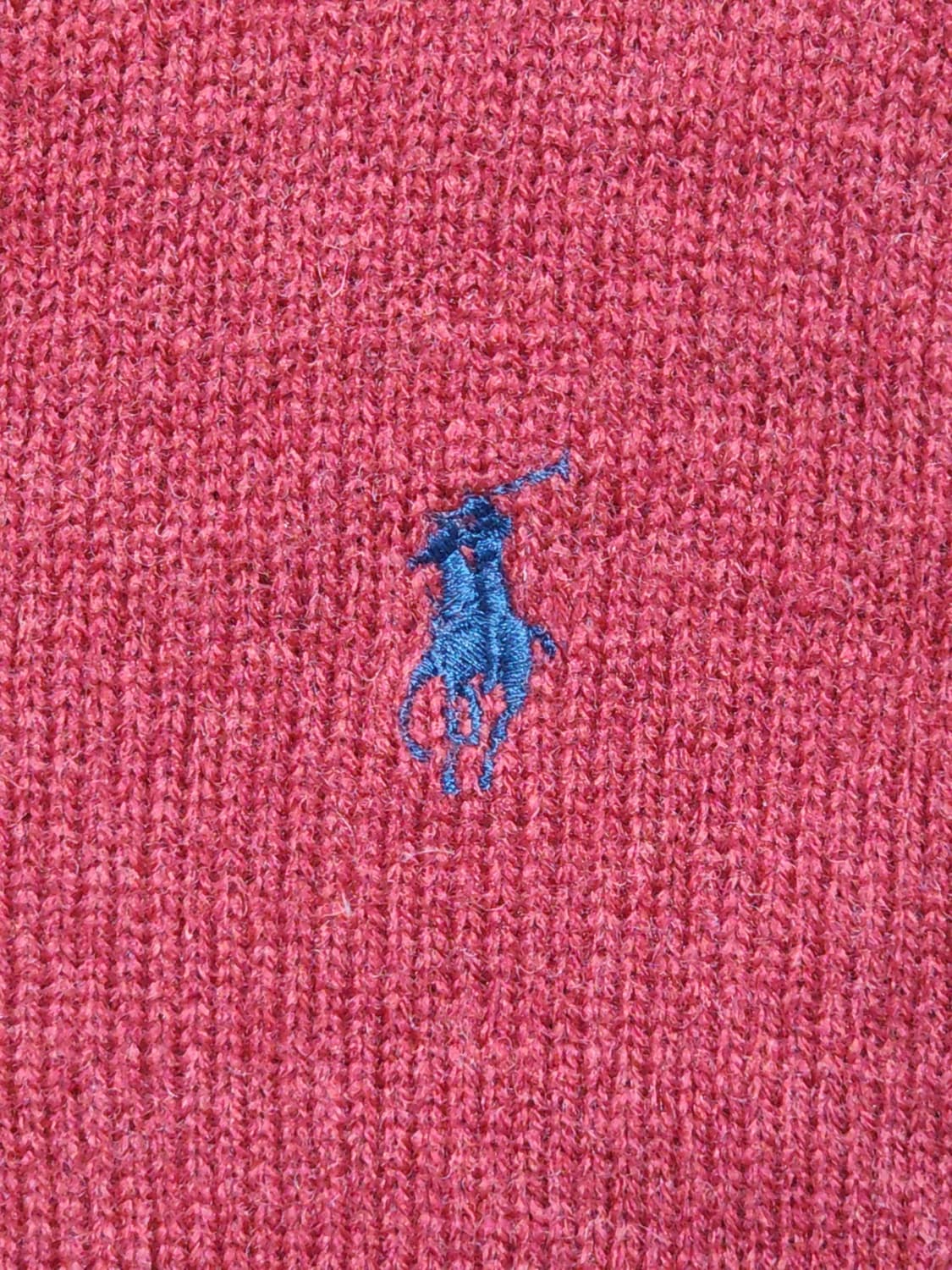 (L) 랄프로렌 폴로 브이넥 니트 버건디 램스울 스웨터  상품이미지4